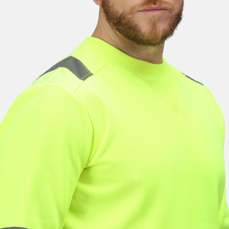 Bluza bezpieczeństwa Regatta Professional PRO HI VIS CREWNECK-Yellow