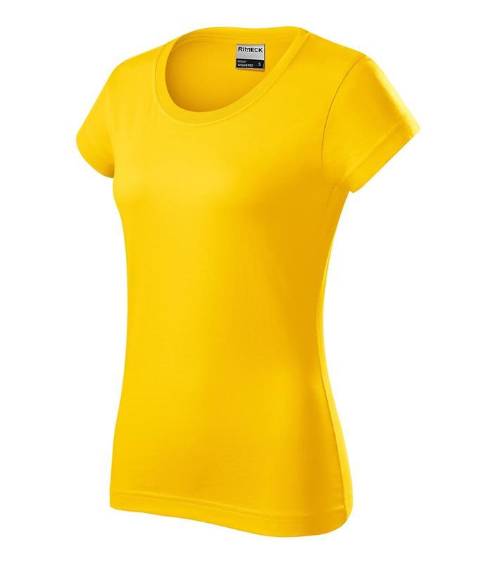 Damski t-shirt RIMECK Resist R02-żółty