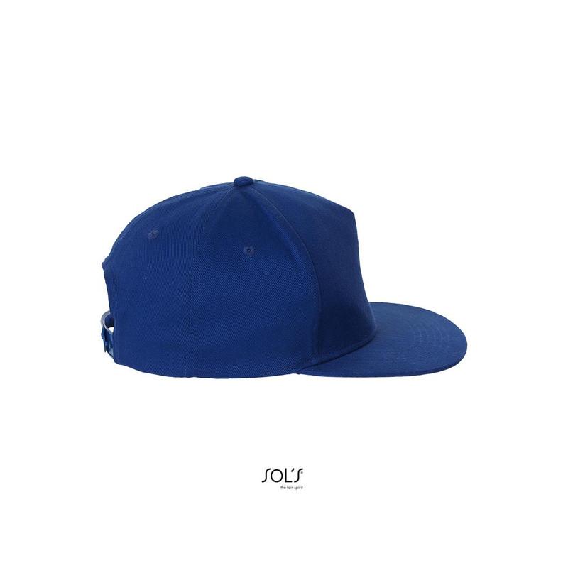 5-panelowa czapka z prostym daszkiem SOL'S SONIC-Royal blue