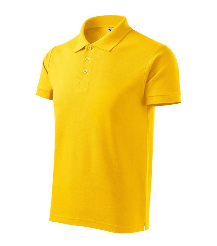Męska koszulka polo MALFINI Cotton Heavy 215-żółty