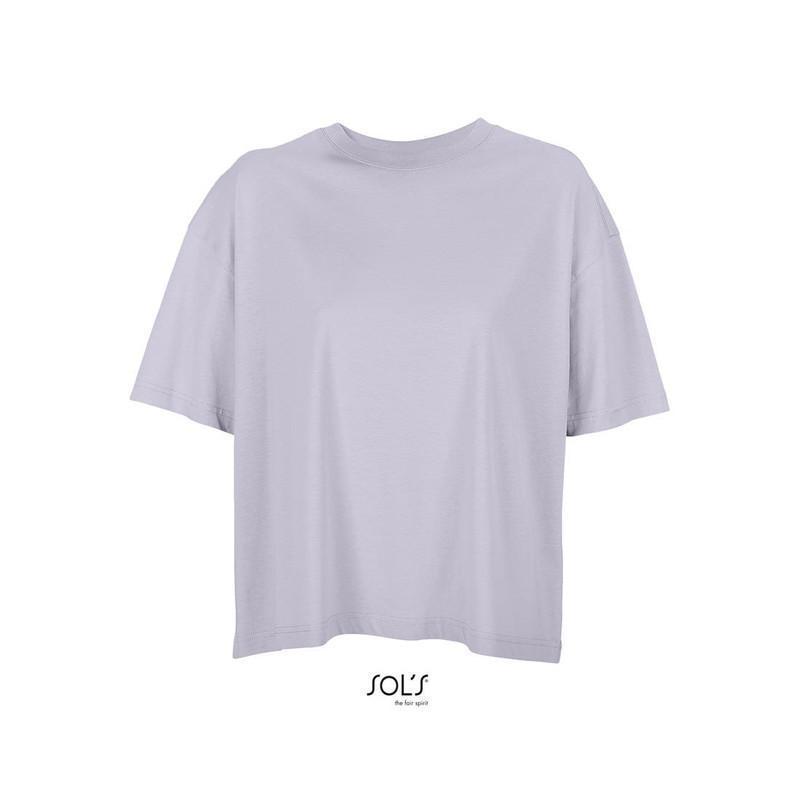 Damski t-shirt oversize SOL'S BOXY WOMEN-Lilak