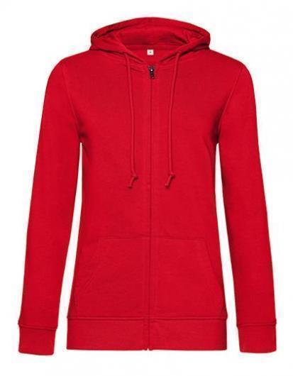B&C Inspire Zipped Hood Jacket /Women_°– Red