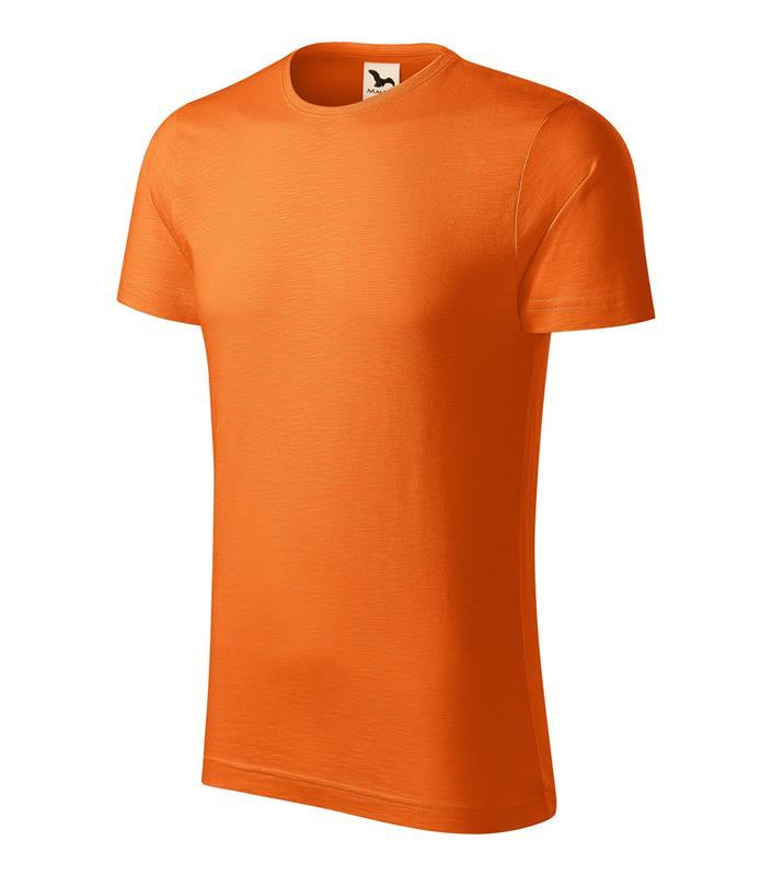 T-shirt klasyczny męski MALFINI Native 173-pomarańczowy