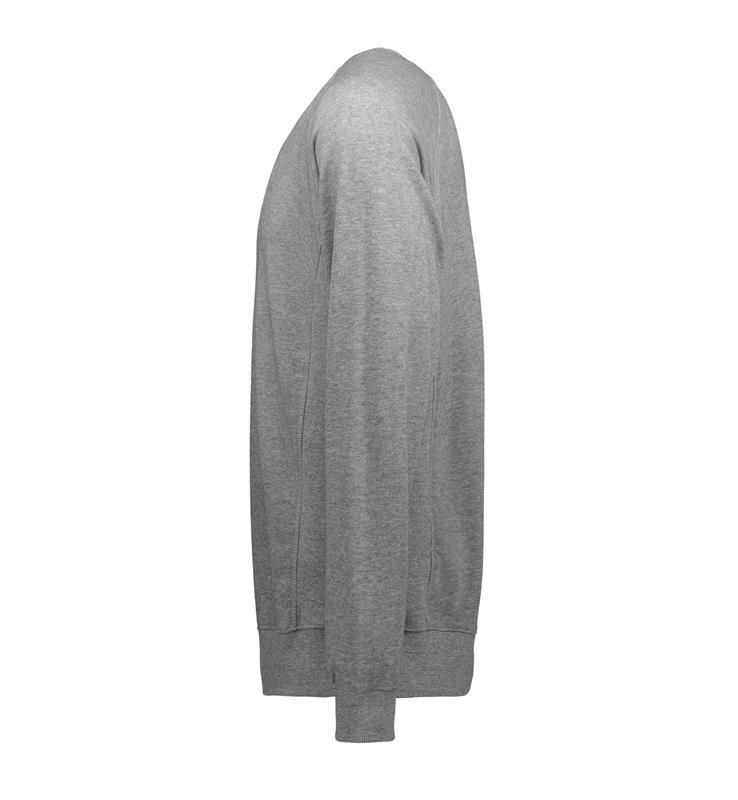 Ekskluzywna bluza crewneck ID 0613-Grey melange