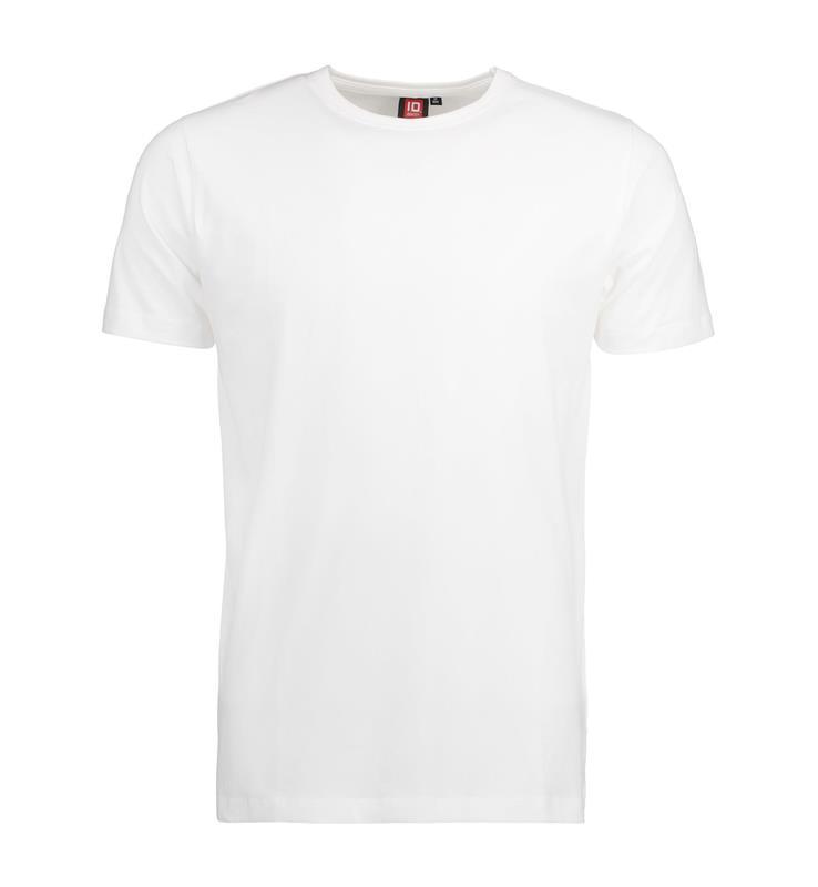 T-shirt męski ze stretchem ID 0594-White