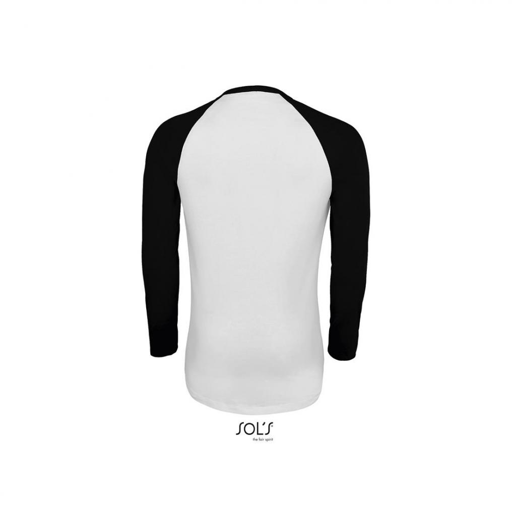 Koszulka z długim rękawem SOL'S FUNKY LSL-White / black