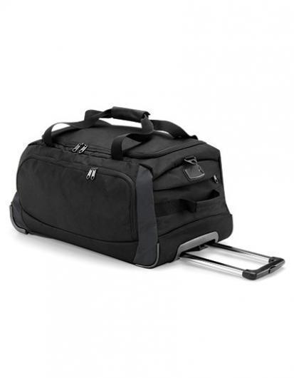 QUADRA QD970 Tungsten™ Wheelie Travel Bag-Black/Dark Graphite