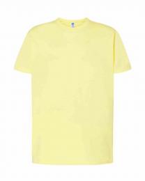 Męski t-shirt klasyczny JHK TSRA 150-Light yellow