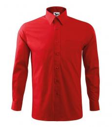 Męska koszula MALFINI Style LS 209-czerwony