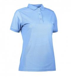 Damska koszulka polo techniczna GEYSER G11006-Light blue