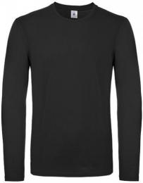 B&C Men´s T-Shirt #E150 Long Sleeve– Black