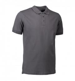 Męska koszulka polo ze stretchem ID 0525-Charcoal