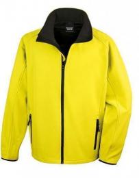 RESULT CORE RT231 Printable Soft Shell Jacket-Yellow/Black