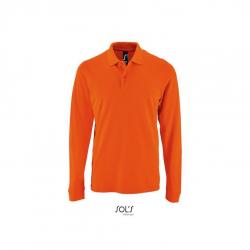 Męska koszulka polo z długim rękawem SOL'S PERFECT LSL MEN-Orange