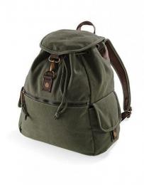 QUADRA QD612 Vintage Canvas Backpack-Vintage Military Green