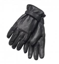 Męskie rękawiczki ze skóry jeleniej ID 0021-Black