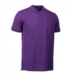 Męska koszulka polo ze stretchem ID 0525-Purple
