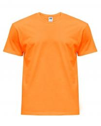 Męski t-shirt klasyczny JHK TSRA 150-Orange fluor