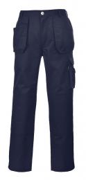 Proste spodnie robocze z kaburami PORTWEST Slate KS15-Navy Tall