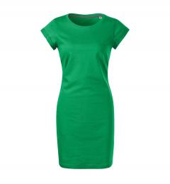 Damska sukienka reklamowa MALFINI Freedom 178-zieleń trawy
