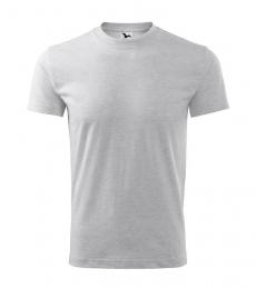 Klasyczna koszulka męska MALFINI Classic 101-jasnoszary melanż