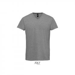 Koszulka męska V-neck SOL'S IMPERIAL V MEN-Grey melange