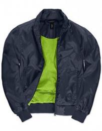 B&C Women´s Jacket Trooper– Navy/Neon Green