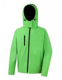 RESULT CORE RT230M Men´s TX Performance Hooded Soft Jacket-Vivid Green/Black