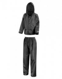 RESULT CORE RT225J Junior Rain Suit-Black