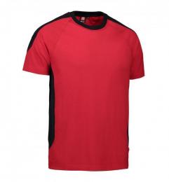 Koszulka unisex PRO WEAR kontrast 0302-Red