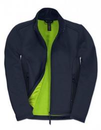 B&C Women´s Jacket Softshell ID.701– Navy/Neon Green