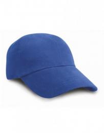 RESULT HEADWEAR RH24 Low Profile Heavy Brushed Cotton Cap-Royal