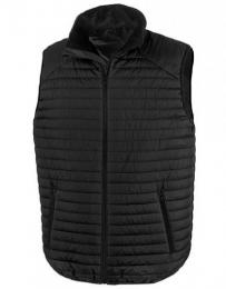 RESULT GENUINE RECYCLED RT239 Recycled Thermoquilt Gilet-Black/Black