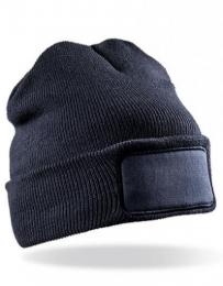 RESULT WINTER ESSENTIALS RC034 Double Knit Thinsulate™ Printers Beanie-Navy