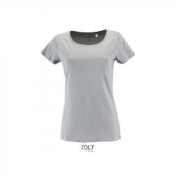 Damska koszulka z bio bawełny SOL'S MILO WOMEN-Pure grey