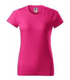 Damski t-shirt koszulka MALFINI Basic 134-czerwień purpurowa