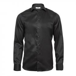 TEE JAYS Luxury Shirt Slim Fit TJ4021-Black