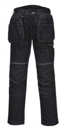 Wytrzymałe spodnie robocze z kaburami PORTWEST PW3 T602-Black Short