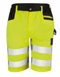 RESULT SAFE-GUARD RT328 Safety Cargo Shorts-Fluorescent Yellow