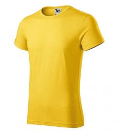 Koszulka męska MALFINI Fusion 163-żółty melanż
