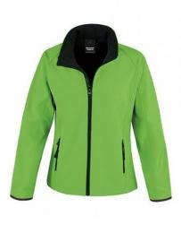 RESULT CORE RT231F Women´s Printable Soft Shell Jacket-Vivid Green/Black