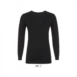 Damski sweter biznesowy SOL'S GINGER WOMEN-Black