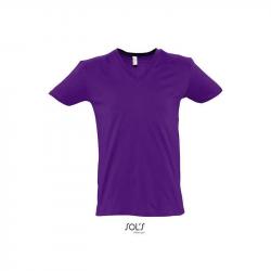 Koszulka męska V-neck SOL'S MASTER-Dark purple