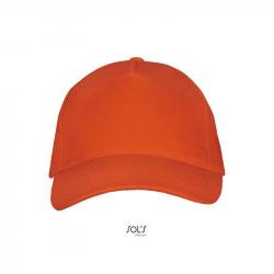 5-panelowa czapka z daszkiem SOL'S LONG BEACH-Orange