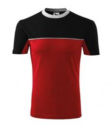 Kolorowa koszulka unisex MALFINI Colormix 109-czerwony