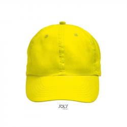 6-panelowa czapka z daszkiem SOL'S METEOR-Neon yellow