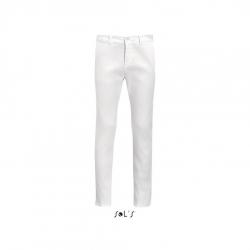 Męskie spodnie biznesowe SOL'S JULES MEN - LENGTH 33-White
