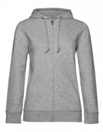 B&C Inspire Zipped Hood Jacket /Women_°– Heather Grey