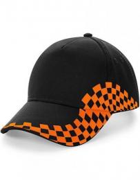 BEECHFIELD B159 Grand Prix Cap-Black/Orange