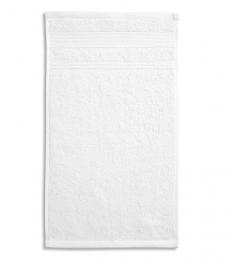 Mały ręcznik reklamowy MALFINI Organic 30 x 50 cm 916-biały
